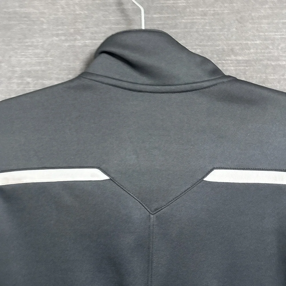Nike Team Avenger Warm Up Jacket Womens M Gray Full Zip Thumb Hole Track Running - Picture 7 of 14